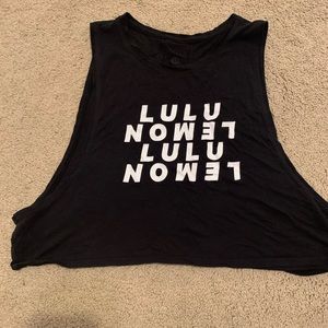 Lululemon muscle crop